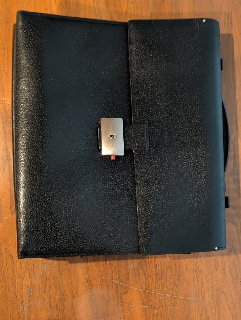 Bally Black Leather Briefcase
